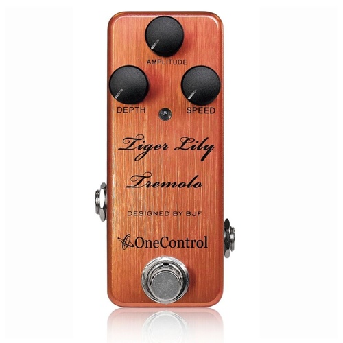 One Control Tiger Lily Tremolo BJF Series FX  Tremolo Guitar Effects Pedal