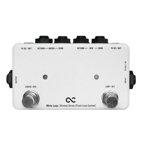 One Control Minimal Series White Loop Two Loop Line Selector Switching Pedal 