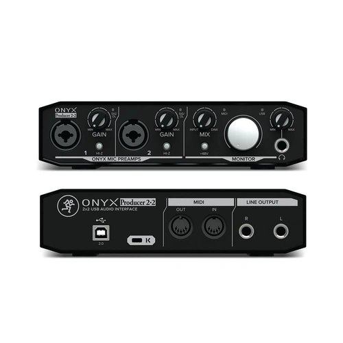 Mackie Onyx Producer 2-2 USB Audio Interface 2-in-2-out USB 2.0  ONYX-PROD-2-2