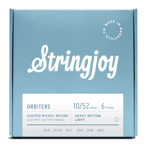Stringjoy Orbiters | (10-52) Coated Nickel Wound Electric Guitar Strings