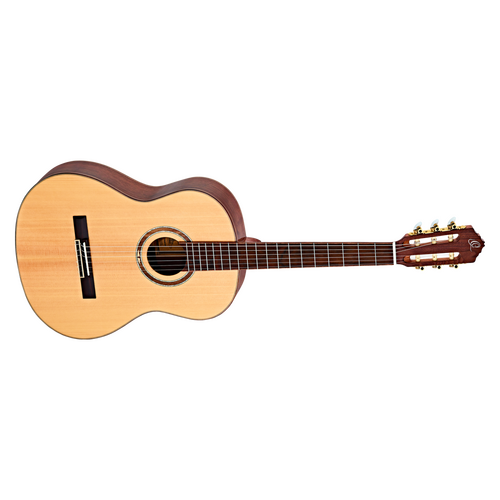 ORTEGA Classical Guitar SLIM NECK, SOLID SPRUCE TOP, with Gig bag