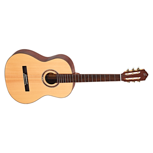 ORTEGA Classical Guitar SLIM NECK, SOLID SPRUCE TOP, with Gig bag