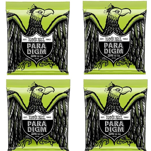 Ernie Ball Regular Slinky Paradigm 7-String Electric Guitar Strings 10-56 4 SETS
