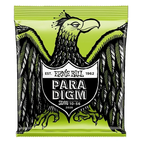 Ernie Ball Regular Slinky Paradigm 7-String Electric Guitar Strings 10-56 Guage