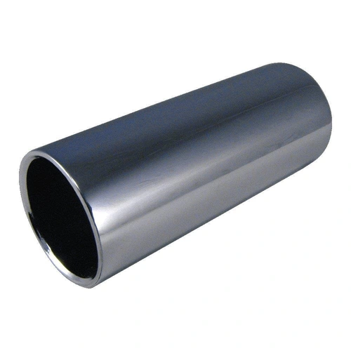 Ernie Ball Buffed Machine Turned Edges Chrome Plated Brass Pinky Guitar Slide 