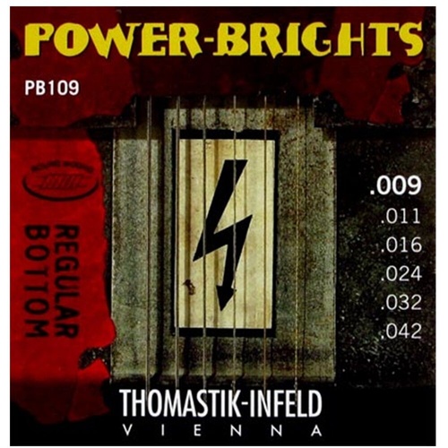 Thomastik-Infeld PB109 Power Bright Regular Bottom Electric Guitar Strings 9-42