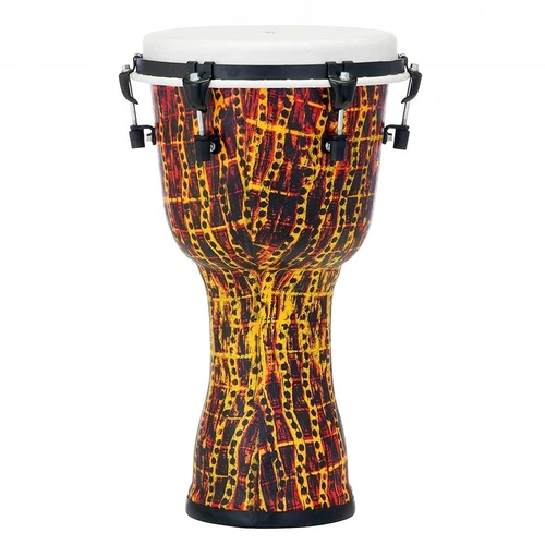 Pearl PBJV-10-697 Seamless Synthetic Shell Djembe Top Tuned - Tribal Fire 10in