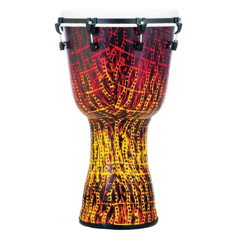 Pearl PBJV-14-697 Seamless Synthetic Shell Djembe Top Tuned - Tribal Fire 14in