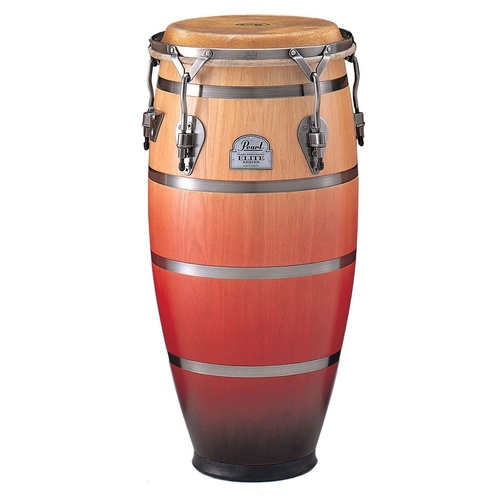 Pearl Percusion Conga Folkloric Series Wood, 12 1/2" Tumba Crimson Sunrise