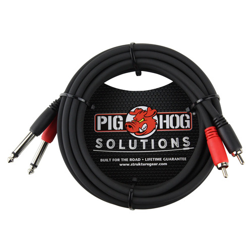 PIG HOG Solutions – 3 FT RCA 1/4" dual Cable