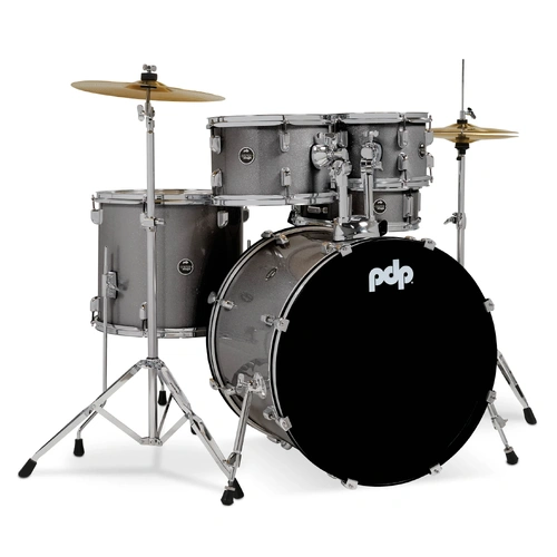 PDP Centerstage Series 5-Piece Drum Kit -  22in Bass Drum in Silver Sparkle