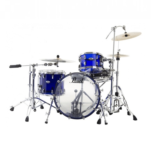 Pearl Crystal Beat 4-piece Kit- Blue Sapphire Zildjian A Custom Cymbals 830 Hardware