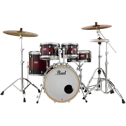 Pearl Decade Maple 5pc Fusion Drum Kit - Shell Pack - Gloss Deep Red Burst
