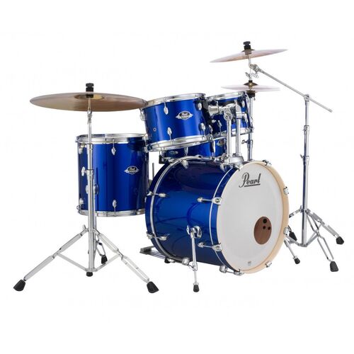 Pearl Export 22" Fusion 5-Piece Drum Kit High Voltage Blue c/ Zildjian Cymbals