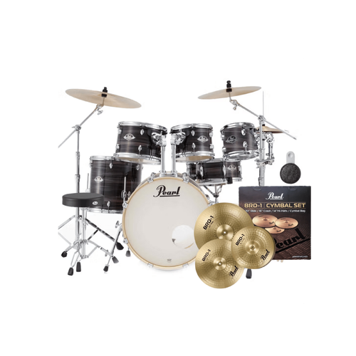 PEARL Export EXX 6 Pce Fusion Plus Kit - Amethyst Twist C/w Cymbals & Hardware