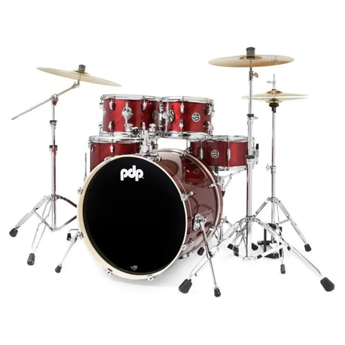PDP Mainstage 5 Pce Twisted Cherry Drumkit With Paiste 101 Cymbals