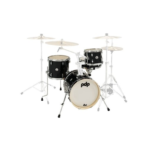 PDP New Yorker 4 Piece Shell Pack Drum Kit  - Black Onyx Sparkle