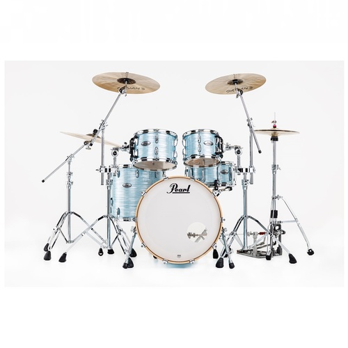 PEARL PROFESSIONAL MAPLE PMX 4PC Drum Shell Kit - Ice Blue Oyster