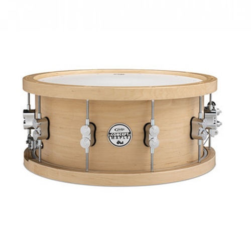 PDP Concept Series Wood Hoop 20-ply Maple Snare 6.5" x 14"