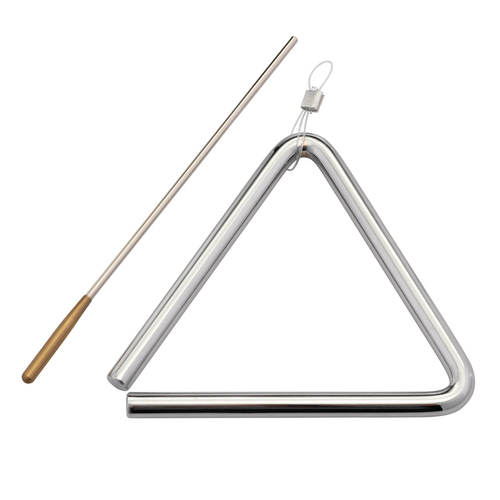 Pearl PET-60 Elite Series Concert Triangle High Density Beater And Case 6in