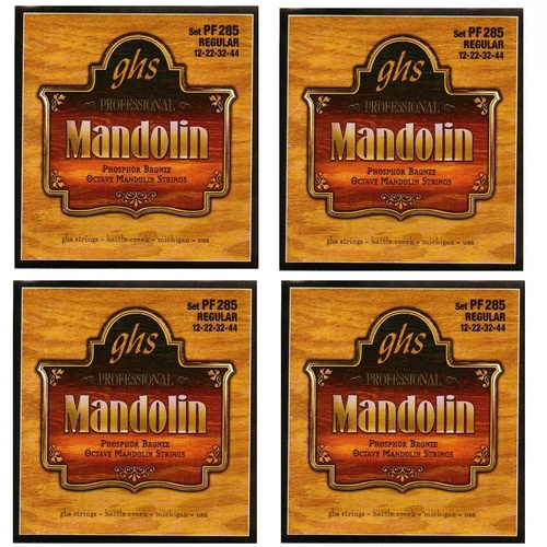 GHS Octave Mandolin Strings PF285, phosphor bronze  4 Sets  12 - 44