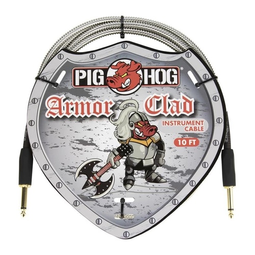 Pig Hog PHAC-10 "Armor Clad" 10 ft Instrument Cable