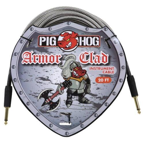Pig Hog Armor Clad Instrument Cable, 20ft