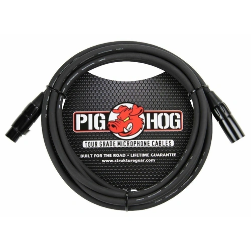 Pig Hog PHM15 8mm Microphone XLR Cable 15ft Life time warranty