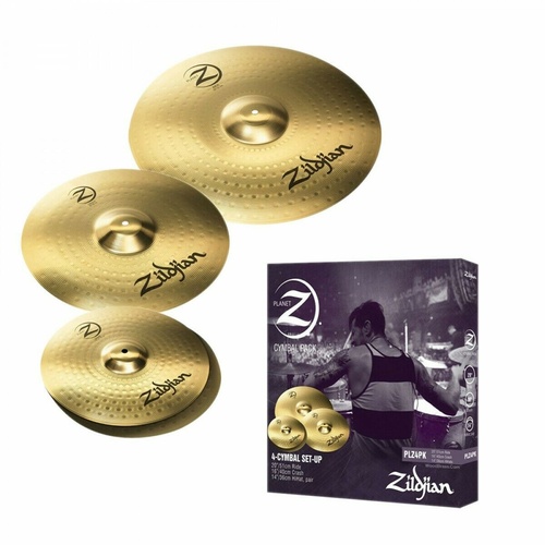 Zildjian Planet Z 4-piece Cymbal Set -14" HiHat, 16" crash, 20" Ride  set