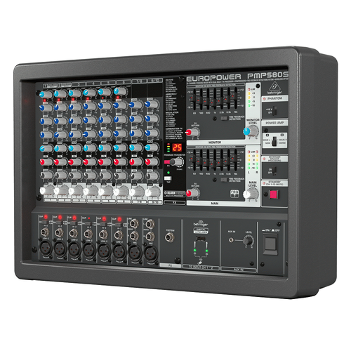 The Behringer Ultra-Compact 500-Watt 10-Channel Europower PMP580S Powered Mixer