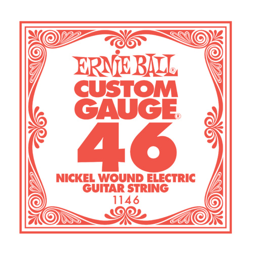 1 X Ernie Ball Nickel Wound Single Electric Guitar String .046 Gauge PO1146