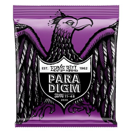 Ernie Ball 2020 Paradigm Electric Guitar Strings, Power Slinky 11-48