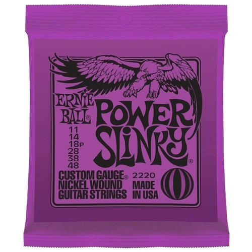 Ernie ball 2220 Power Slinky Electric guitar strings  11- 48  