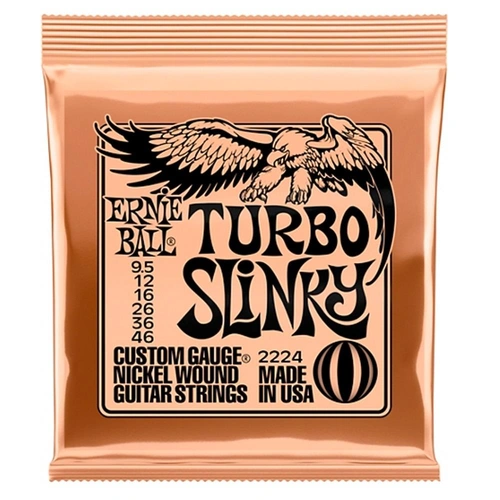 Ernie Ball Turbo Slinky 2224 (9.5-46) Nickel Wound Electric Guitar Strings