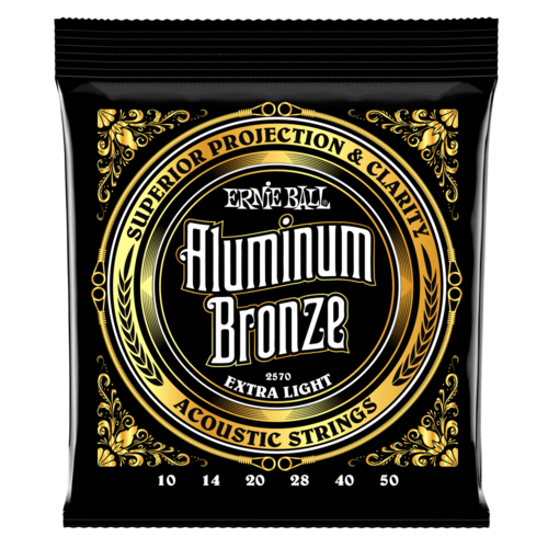 Ernie Ball 2570 Aluminum Bronze Acoustic Guitar Strings - .010-.050 Extra Light 