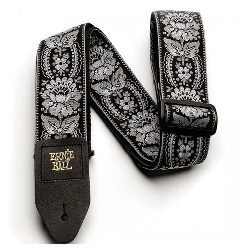 Ernie Ball Jacquard Guitar Strap - Silver Orleans PO4150