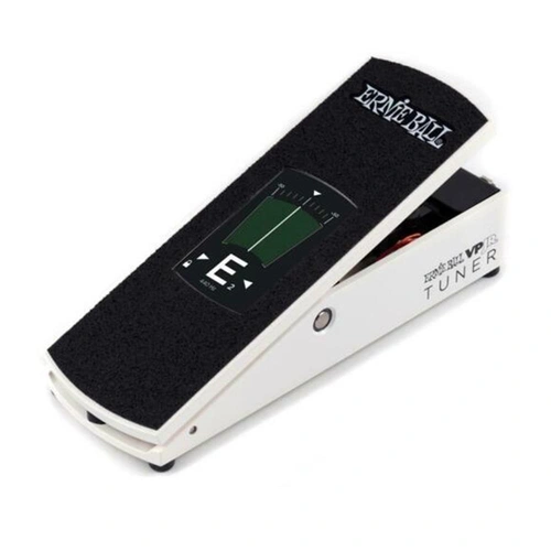 Ernie Ball VPJR Active Volume Pedal with Digital Chromatic Tuner- White