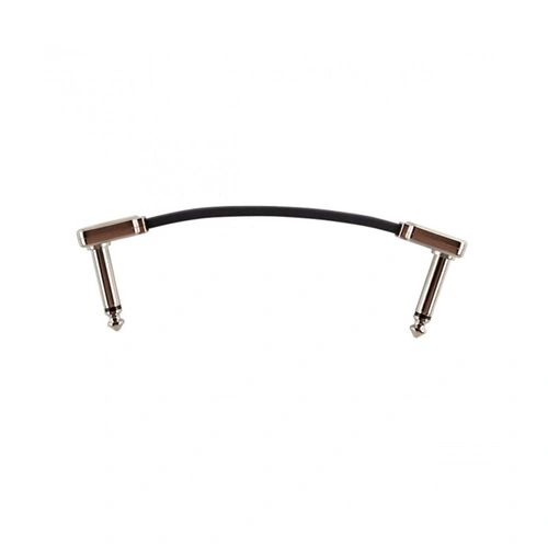 Ernie Ball 3" Single Flat Ribbon Patch Cable  Angled 1/4" 