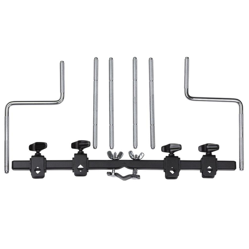 Pearl PPS-82 Accessory Rack 18" w/4 Straight Posts & 2 "Z" Suited for 3/8" Posts