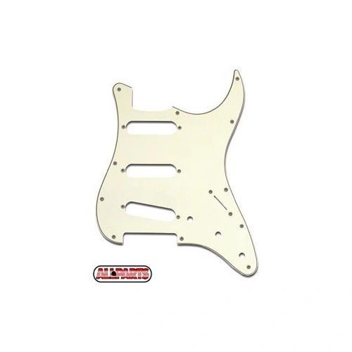 PRiMO Pickguard for ST - SSS Pickup - Parchment 3 Ply