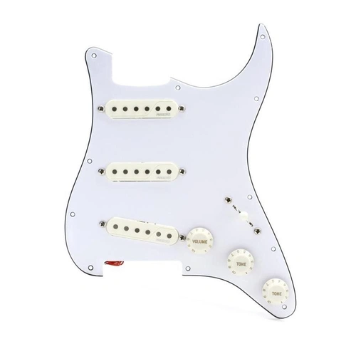Fishman Fluence Stratocaster Loaded Pickguard - White