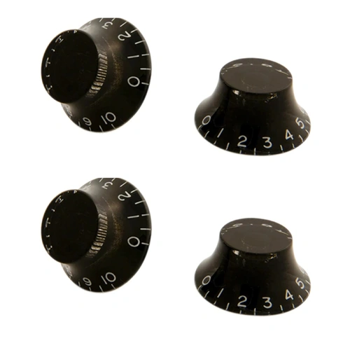 Gibson Gear PRHK-010 Top Hat  knobs (4) / Black