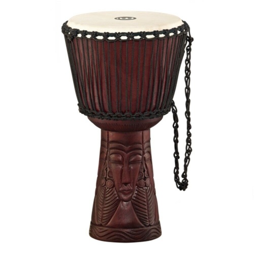 Meinl Percussion Professional Carved Djembe 12"  Carved "African Queen"