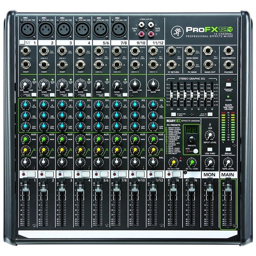 Mackie PROFX12V2 PA Compact Mixer with FX and USB 12 Channel