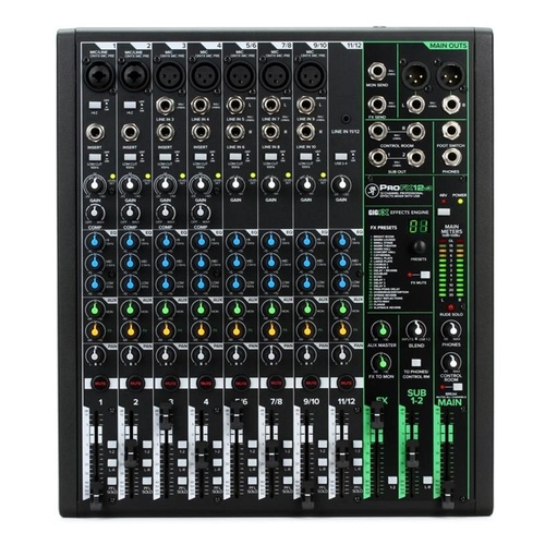 Mackie ProFX12v3 12-channel Mixer with Built-in Effects and USB