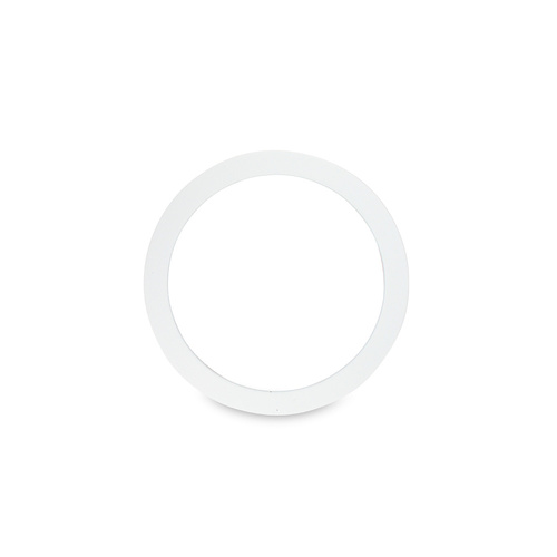 CODE 4" White Bass Drum PORT HOLE