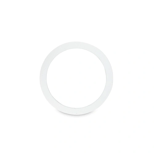 CODE 4" White Bass Drum PORT HOLE