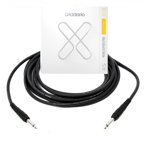 D'Addario XSE0946 Electric Guitar Strings c/w 20-foot Instrument Cable