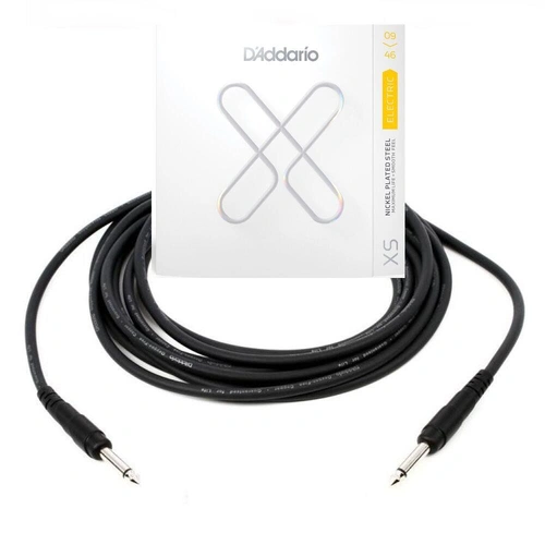D'Addario XSE0946 Electric Guitar Strings c/w 20-foot Instrument Cable