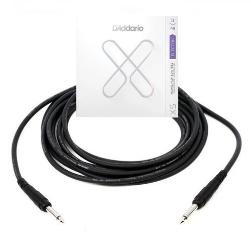D'Addario XSE1149 Electric Guitar Strings c/w 20-foot Instrument Cable